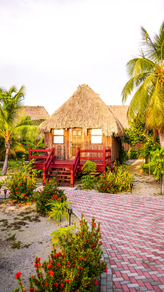 thatch-roof-cabana-at-caye-caulker-resort-el-ben-cabanas